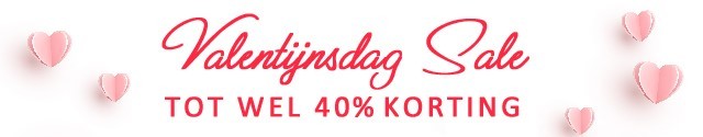 Valentijnsdag Sale tot wel 40% korting
