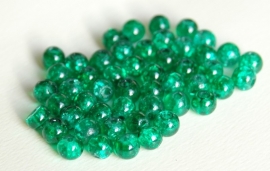 Crackles in smaragd-groen 8 mm (CR-025-PH)