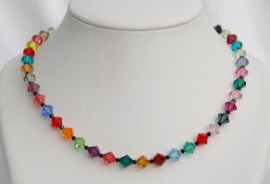 Multicolor Swarovski bicones (SW-010)