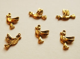 Bedels: gouden duifjes (M-027-PH)