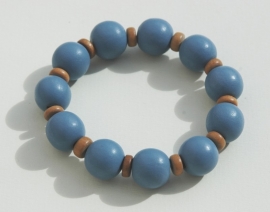 Armband in terughoudend blauw (ABH-009)