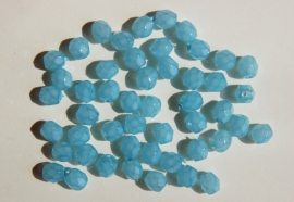 Lichtblauwe facetkraaltjes in melkglas (F-016-CB)