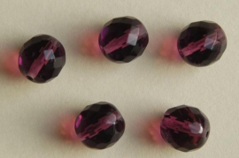 Amethyst facetkraal 12 mm (F-027-BH)