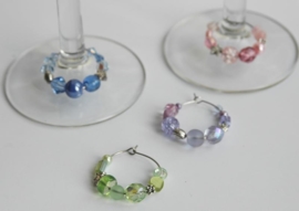 Winecharms - luxe glaskralen in pasteltinten (WCD-009)