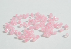 Mini facetkraaltjes babyrose- transparant 3 mm (F-050-CB)