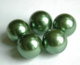 Hele grote groene parels (P-89-BK)