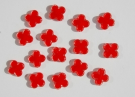 Kruisvormige bloemen in helder rood (AC-035)
