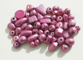 Amethystroze mix met metallicglans (BH-044-BK)