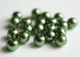 Groene parels 8 mm (P-087-BK)