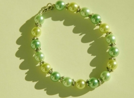 Armband in groen-nuances (AB-01)