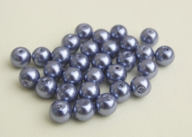 Glasparels in licht-jeansblauw, 8 mm (P-152-PH)