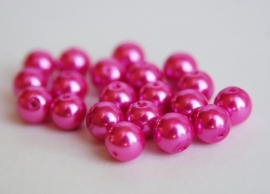 Fuchsia roze parels 8 mm (P-116)