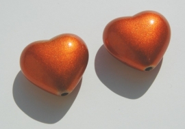 Oranje metallic harten (AC-089-PH)
