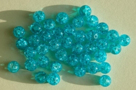 Crackles in aqua 8 mm (CR-004-ZN)