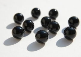 Natuursteen: zwarte agaat 10 mm (NS-001-PH)