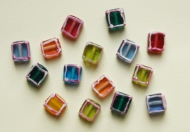 Multicolor Mix, handgemaakte kralen (BH-036-BK)