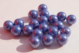Lichtpaars/blauwe parels 8 mm (P-038-BH)