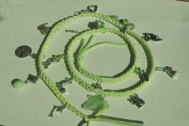 Wrap bracelet in lichtgroen (AB-019)