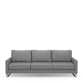 West Houston Sofa 3,5 seater, washed cotton, grey Riviera Masion 3904002