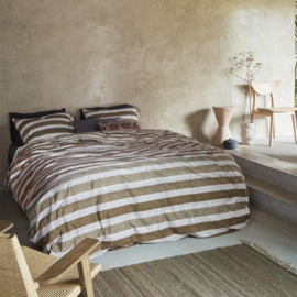 278656 DE Beddinghouse Gloaming Dekbedovertrek Bruin 135x200 cm – Warm & Modern