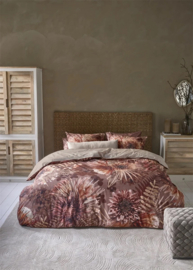 Riviera Maison dekbedovertrek Protea - 140 x 200/220 cm - Terra 278964@