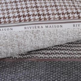 a/ Riviera Maison dekbedovertrek Tailor - 155x220 cm - Anthracite 204548