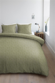 Ambiante dekbedovertrek Harley - 135 x 200 cm - Olive Green 233058