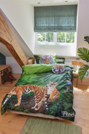 Freek Vonk tandige tijgers - 140 x 200 cm + 1x 60 x 70 cm - Green 321677