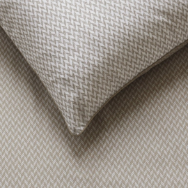 DE Riviera Maison bettbezug Emery - 155 x 220 cm - Taupe 333078