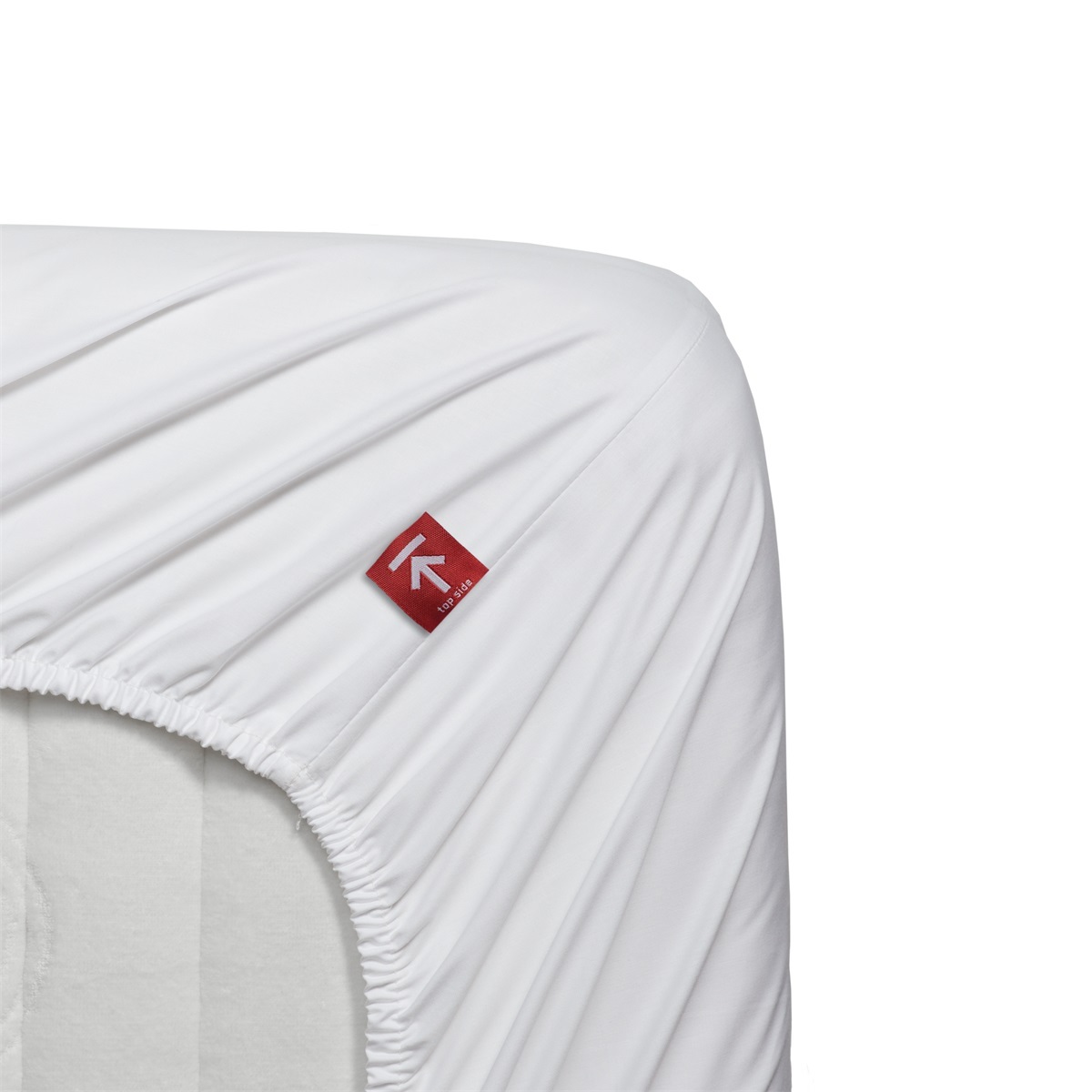 Beddinghouse Percale Splittopper Fitted Sheet - 180 x 210 cm - White 139791