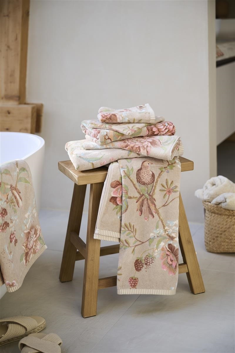 Pip Studio Secret Garden - gastendoekje 30 x 50 cm - Khaki 325853