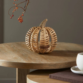 Rustic Rattan decoratie pompoen M riviera maison 569830
