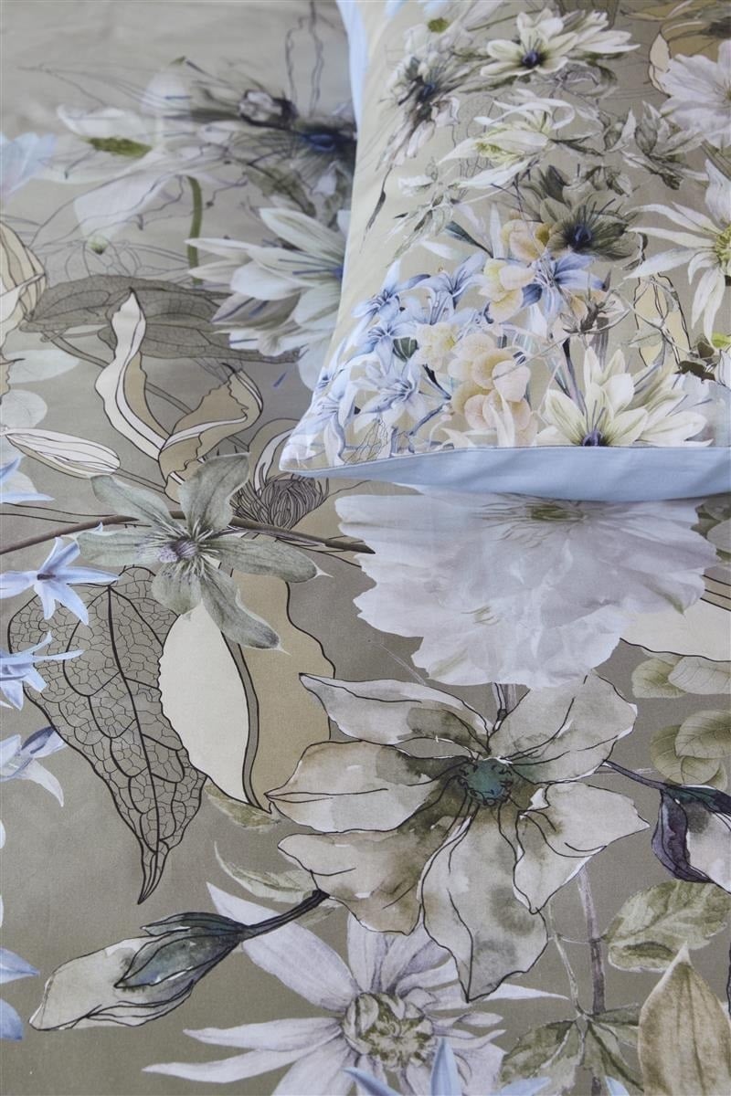 Kardol by Beddinghouse Saffron - 140 x 200/220 cm - Blue Grey 330162