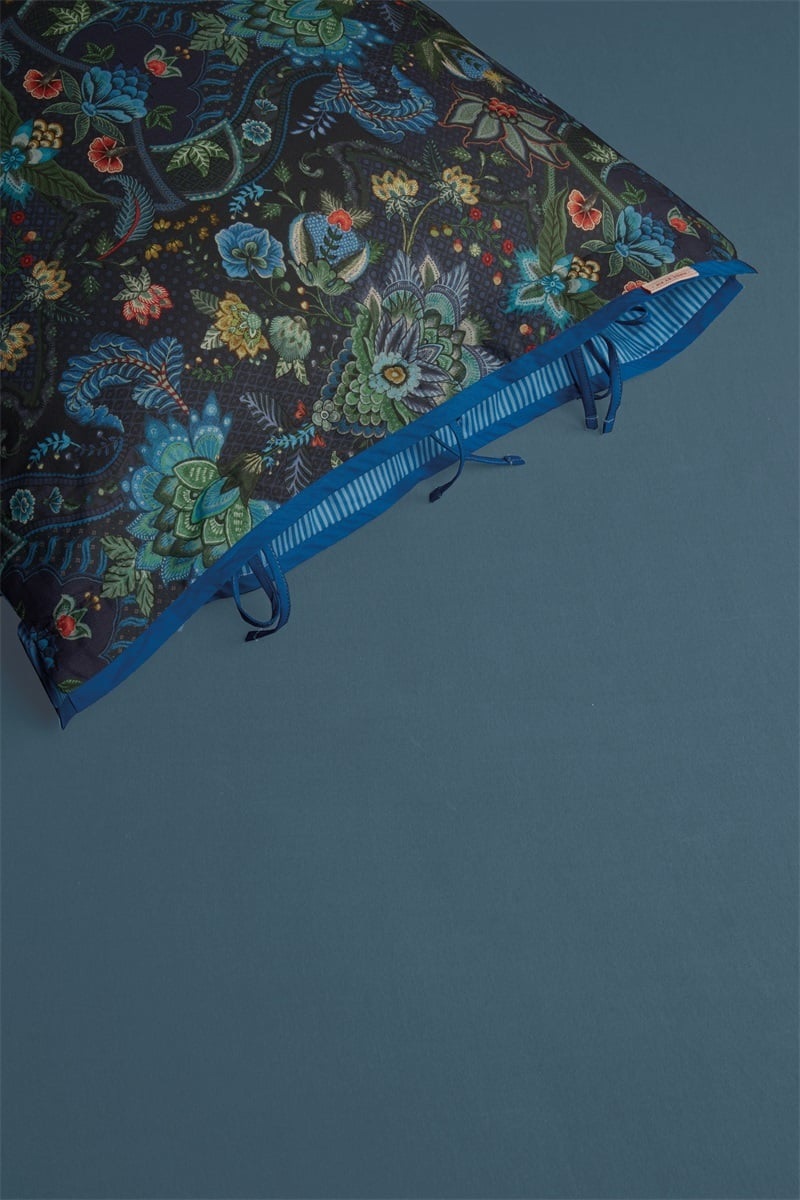 Pip Studio Goodnight by Pip Fitted Sheet - 100 x 200/220 cm - Denim Blue 244485