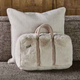 RM Handbag Faux Fur Box Pillow 584510