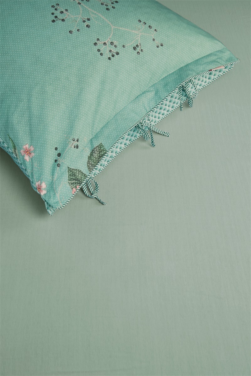 Pip Studio Goodnight by Pip Fitted Sheet - 100 x 200/220 cm - Grey Green 244480