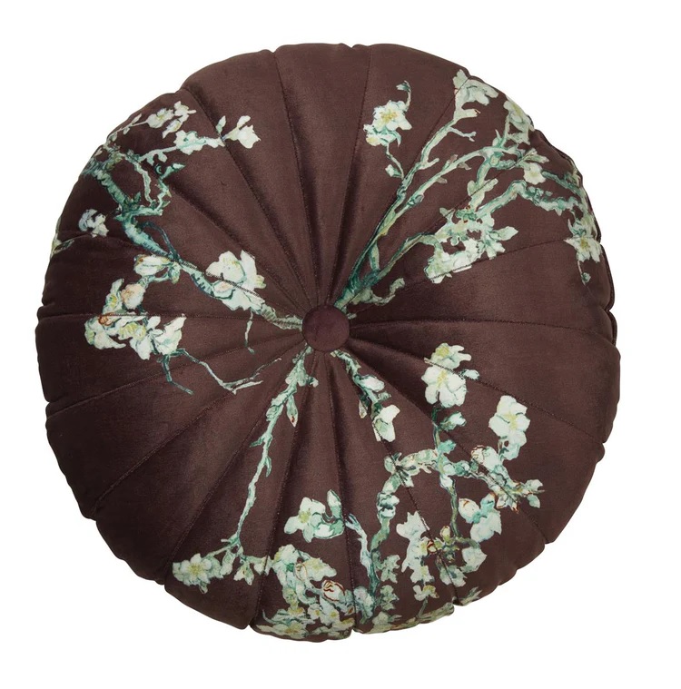 Beddinghouse x Van Gogh Museum Fleurir Boule Cushion - 40 cm - Dark Red 249868