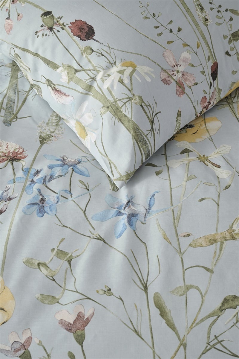 Beddinghouse Bloom - 240 x 200/220 cm + 2x 60 x 70 cm - Blue 332048