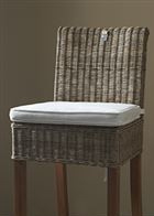 Rustic Rattan Bar Stool Pillow riviera maison