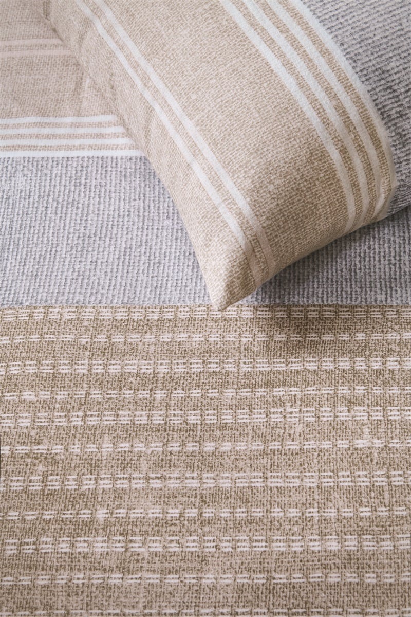 DE Beddinghouse Stitches - 155 x 220 cm - Grey 279386