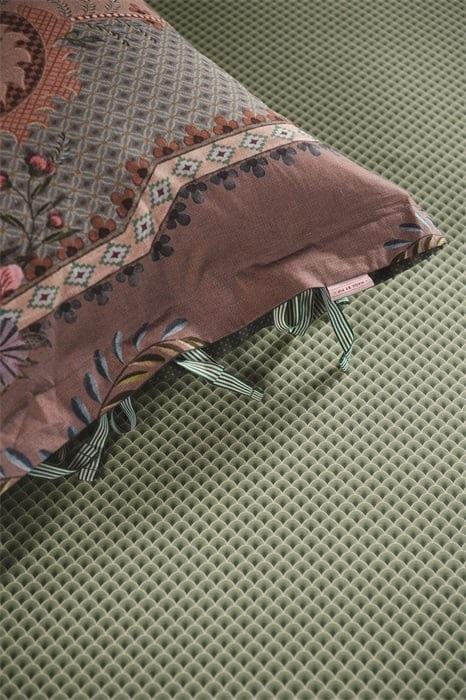 Pip Studio Suki Fitted Sheet - 90 x 200 cm - Olive Green 248530