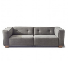 Hampton Heights Sofa 3,5 seater, washed cotton, grey,Riviera Maison,3948003