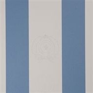 Wallpaper Class. Logo Stripe Pac.blue Riviera Maison (showmodel)