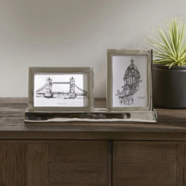 Fotolijst RM Double, Zilver, 10x15 riviera maison 536060