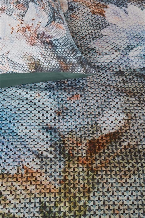 DE l3/ Beddinghouse Erode - 155x220 cm - Blue Green 228031