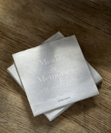 Paper Napkin Meals & Memories Riviera Maison 548160.
