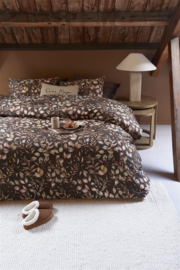 t2/ Riviera Maison dekbedovertrek Faded Fall - 200 x 200/220 cm - Brown 325983