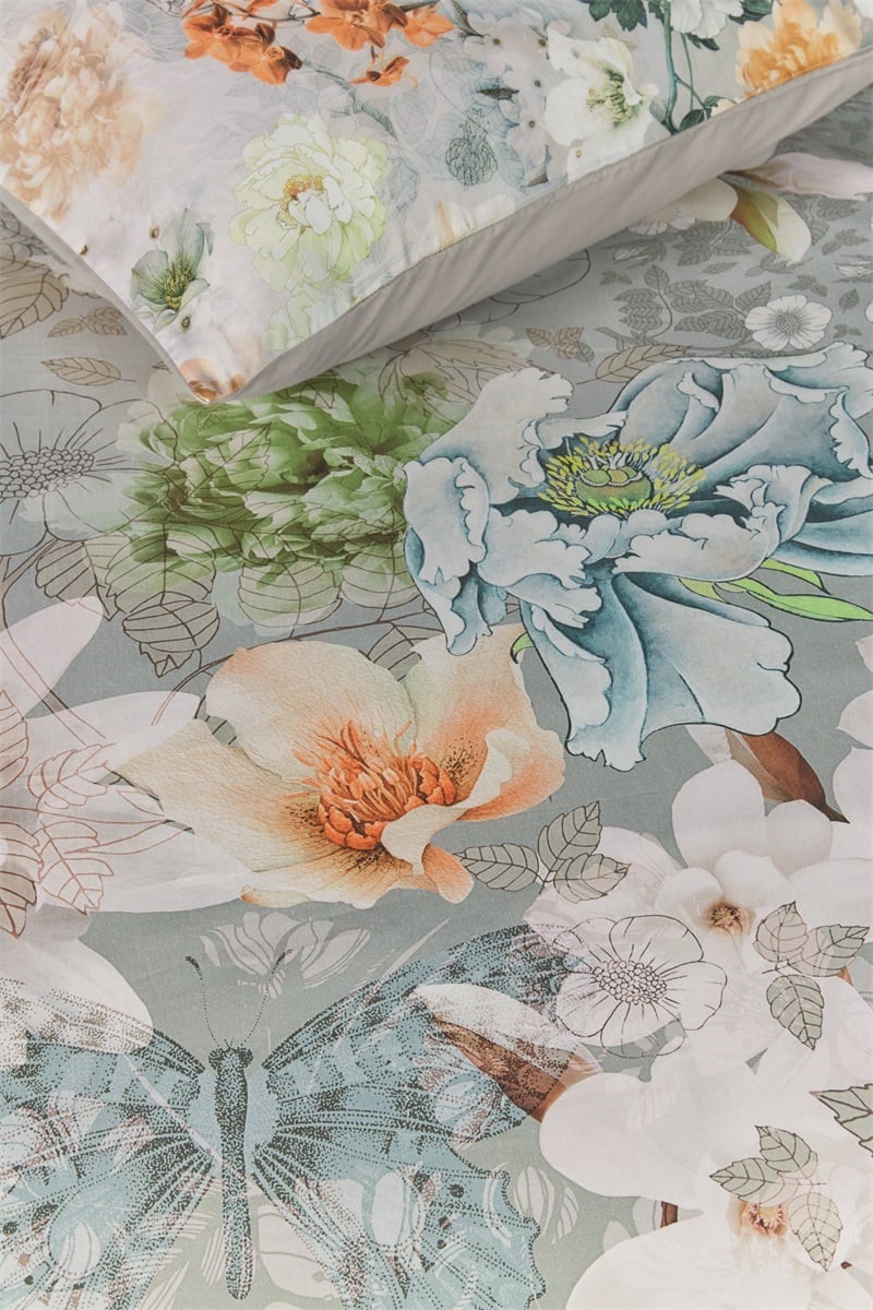 DE l4/ Beddinghouse Established - 155 x 220 cm - Blue Grey 258545