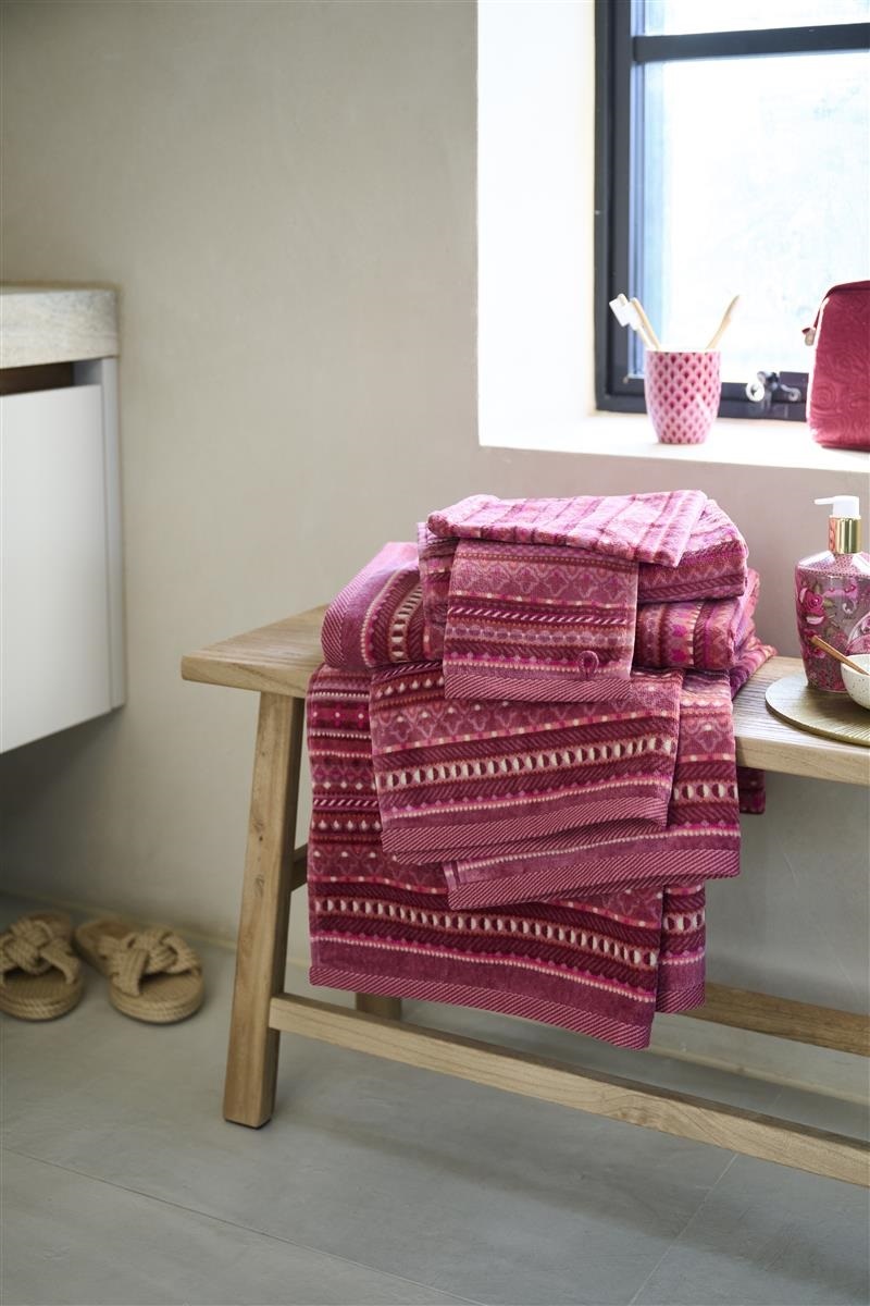 Pip Studio Geometric Print - 30 x 50 cm - Dark Pink 325874