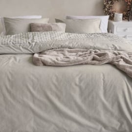 DE Riviera Maison bettbezug Hayes - 155 x 220 cm - Sand 333015